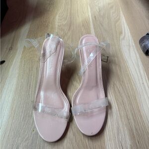 Shoeland clear heels size 8.5